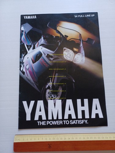 Yamaha produzione modelli 1994 depliant originale italiano