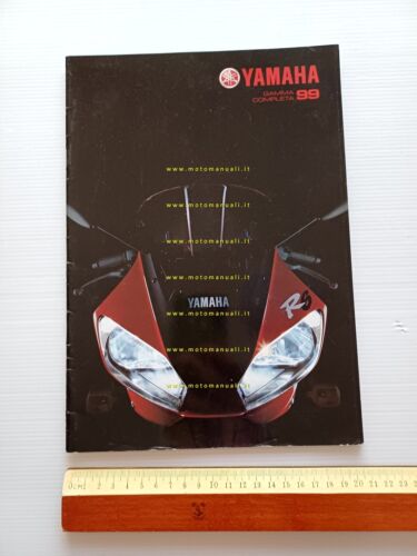Yamaha produzione modelli 1999 depliant italiano originale
