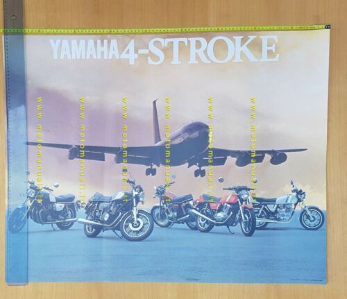 Yamaha produzione modelli 4 tempi 1979 manifesto poster originale no …