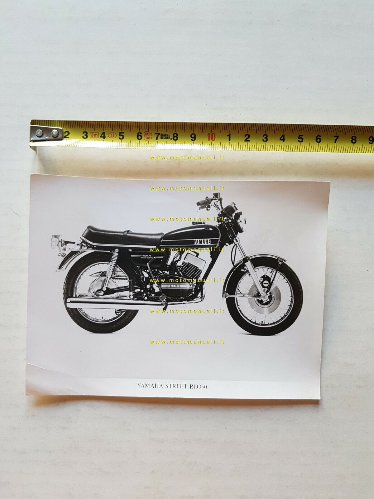 Yamaha RD 350 1974 foto cartella stampa originale press photo …
