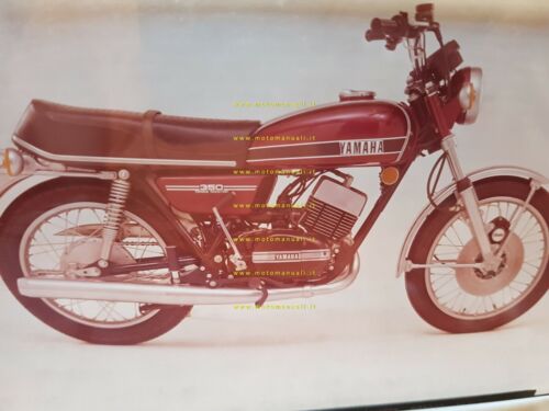 Yamaha RD 350 1974 positivo a colori 18x12 originale foto …