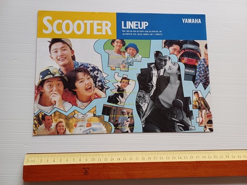Yamaha Scooter Line up produzione 1990-91 depliant GIAPPONESE originale