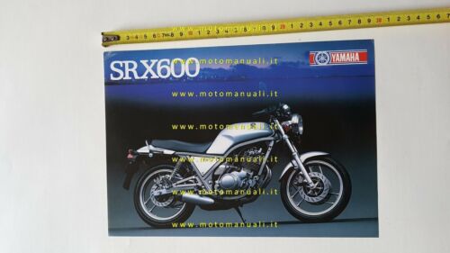 Yamaha SRX 600 1986 depliant MOTO italiano originale brochure