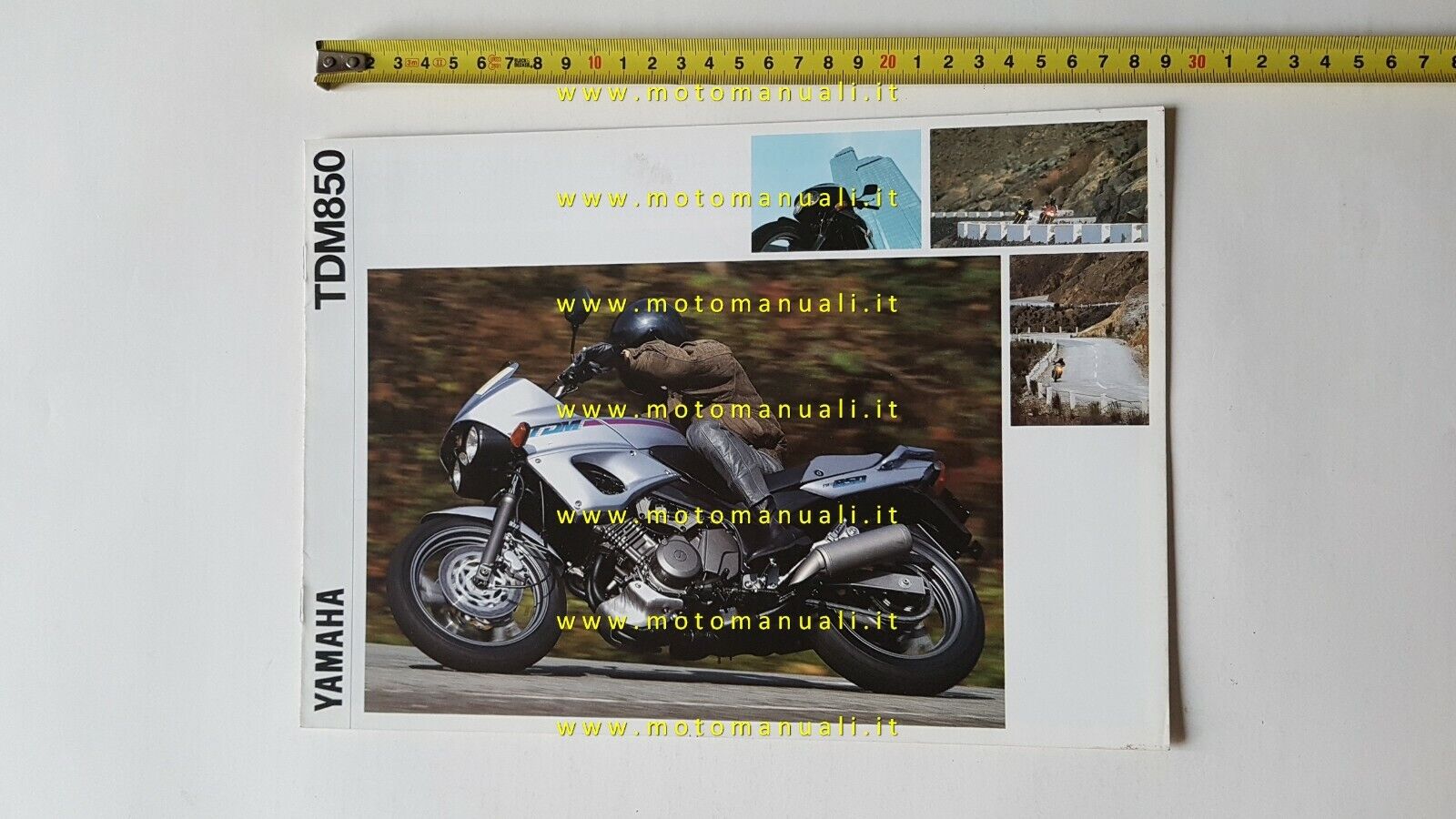 Yamaha TDM 850 1992 depliant MOTO originale brochure ITALIANO