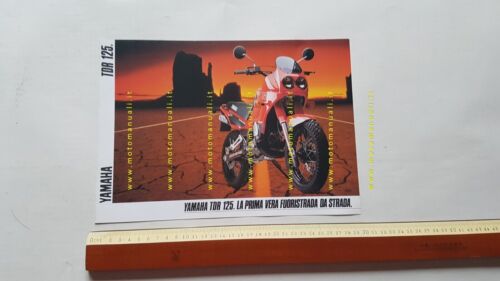 Yamaha TDR 125 1990 depliant moto originale ITALIANO
