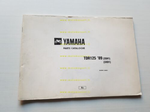 Yamaha TDR 125 3SH1-3XD1 1991 catalogo ricambi originale spare parts …