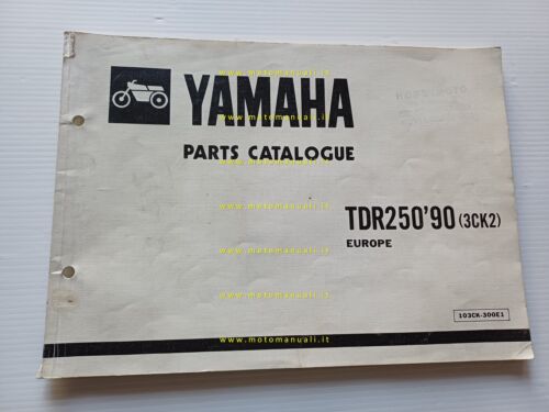 Yamaha TDR 250 3CK2 1990 catalogo ricambi originale moto spare …