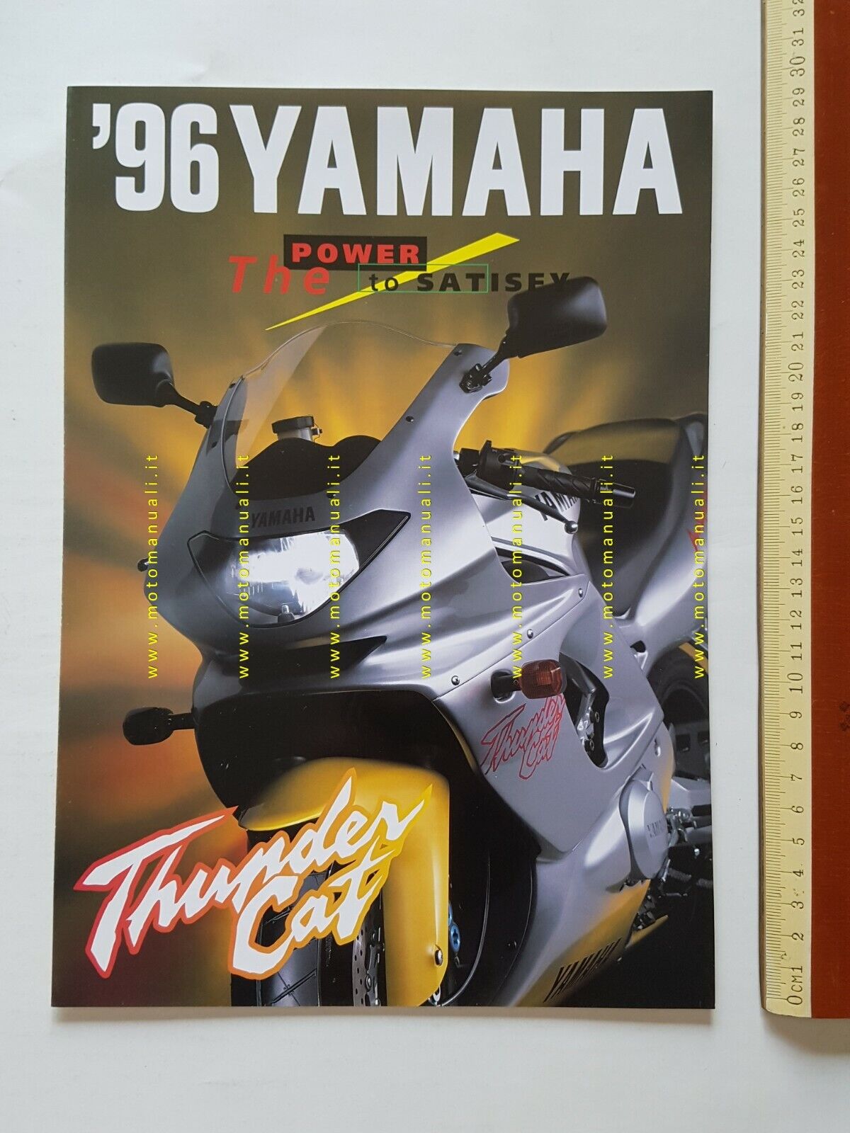 Yamaha Thundercat 600 1996 depliant ITALIANO originale moto