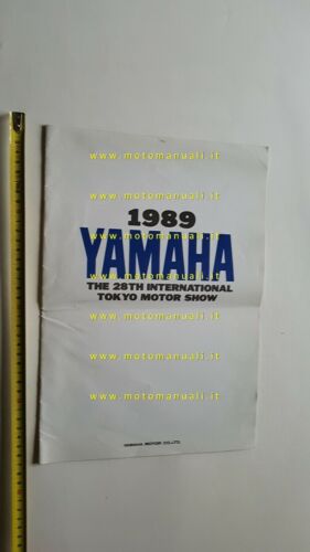 Yamaha Tokyo Motor Show 1989 depliant originale JAPANESE TEXT brochure