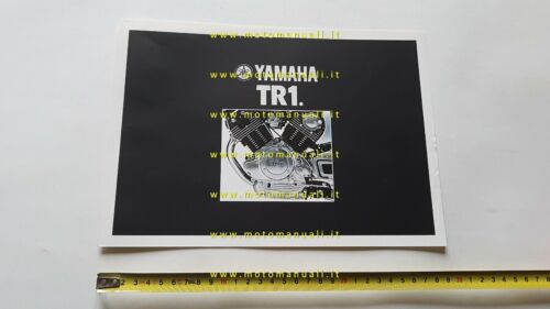 Yamaha TR1 1000 1981 depliant moto originale ENGLISH DEUTSCH brochure