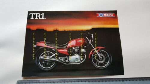 Yamaha TR1 1000 1983 depliant moto ITALIANO originale brochure