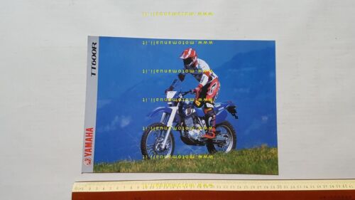 Yamaha TT 600 R 2001 depliant ITALIANO moto originale