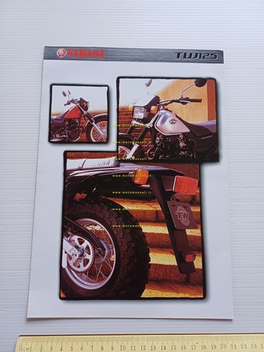 Yamaha TW 125 2000 depliant ITALIANO originale