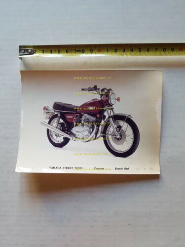 Yamaha TX 500 Street 1974 foto cartella stampa originale press …