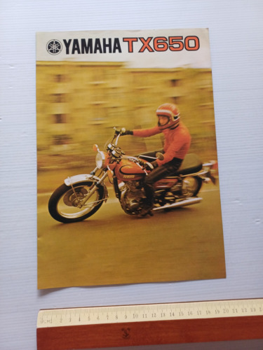 Yamaha TX 650 1973 depliant originale italiano