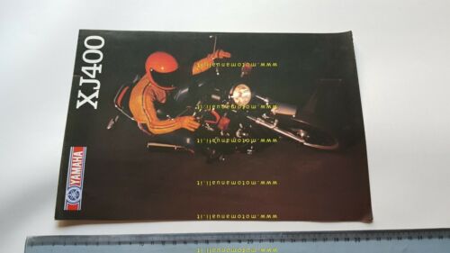 Yamaha XJ 400 1982 depliant moto italiano originale brochure