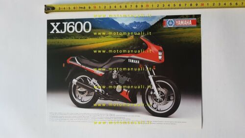 Yamaha XJ 600 1984 depliant originale moto ITALIANO