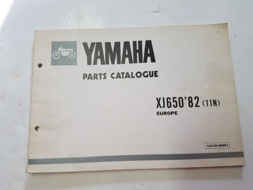 Yamaha XJ 650 1982 catalogo ricambi originale spare parts catalog