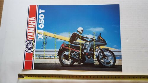 Yamaha XJ 650 T Turbo depliant originale TEDESCO moto brochure …