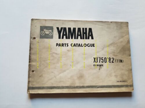 Yamaha XJ 750 1982 catalogo ricambi originale spare parts catalog