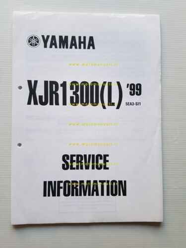 Yamaha XJR 1300 5EA3-SI1 1999 Service Information manuale officina originale