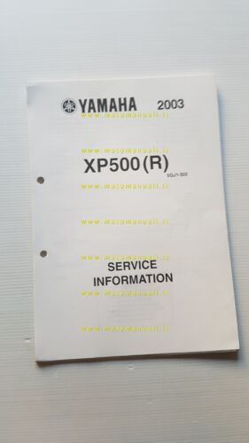Yamaha XP500 TMAX 2003 Service Information manuale officina italiano originale