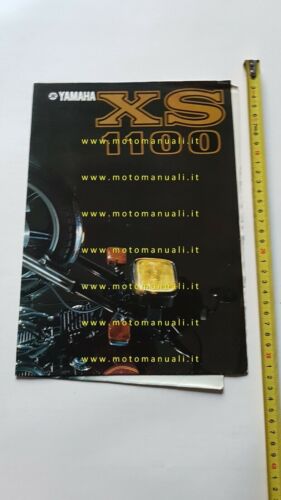 Yamaha XS 1100 1978 depliant ITALIANO originale moto POSTER brochure