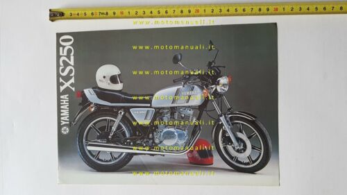 Yamaha XS 250 1979 depliant originale moto ENGLISH brochure