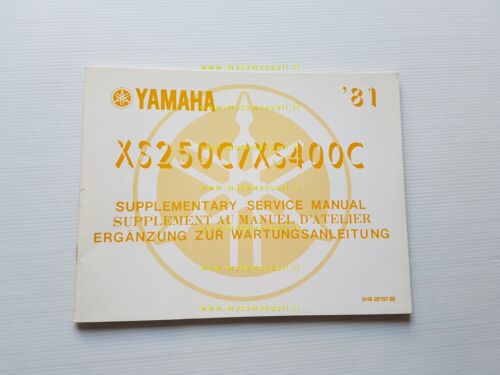 Yamaha XS 250 C - XS 400 C 5H8 AGGIORNAMENTO …