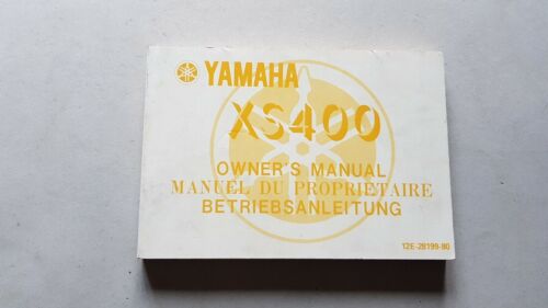 Yamaha XS 400 12E 1982 manuale uso manutenzione originale owner's …