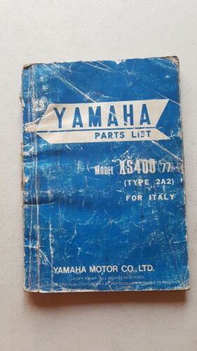 YAMAHA XS 400 1977 catalogo ricambi originale moto parts catalogue