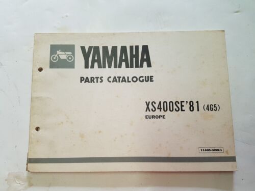Yamaha XS 400 SE 1981 catalogo ricambi originale spare parts …