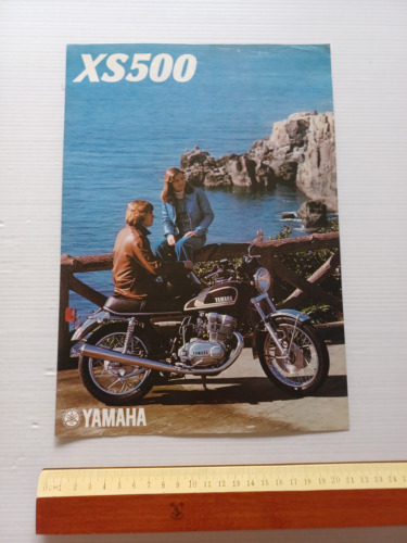 Yamaha XS 500 1975 depliant originale italiano