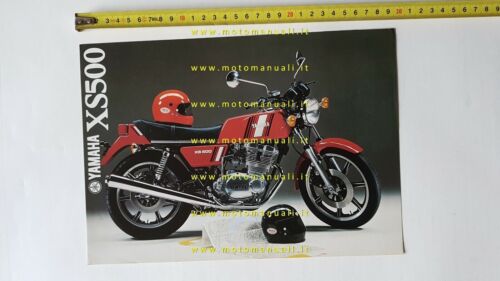 Yamaha XS 500 1979 depliant moto originale motorcycle brochure