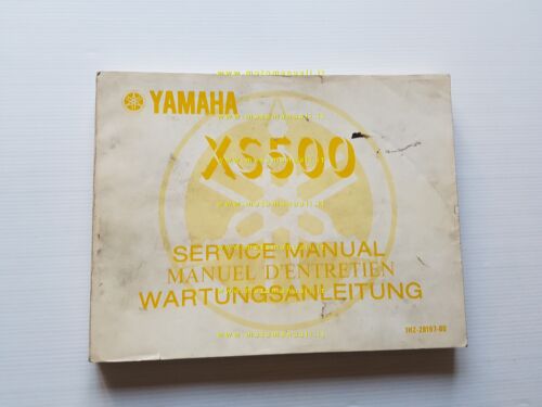 Yamaha XS 500 1H2 1976 manuale officina originale