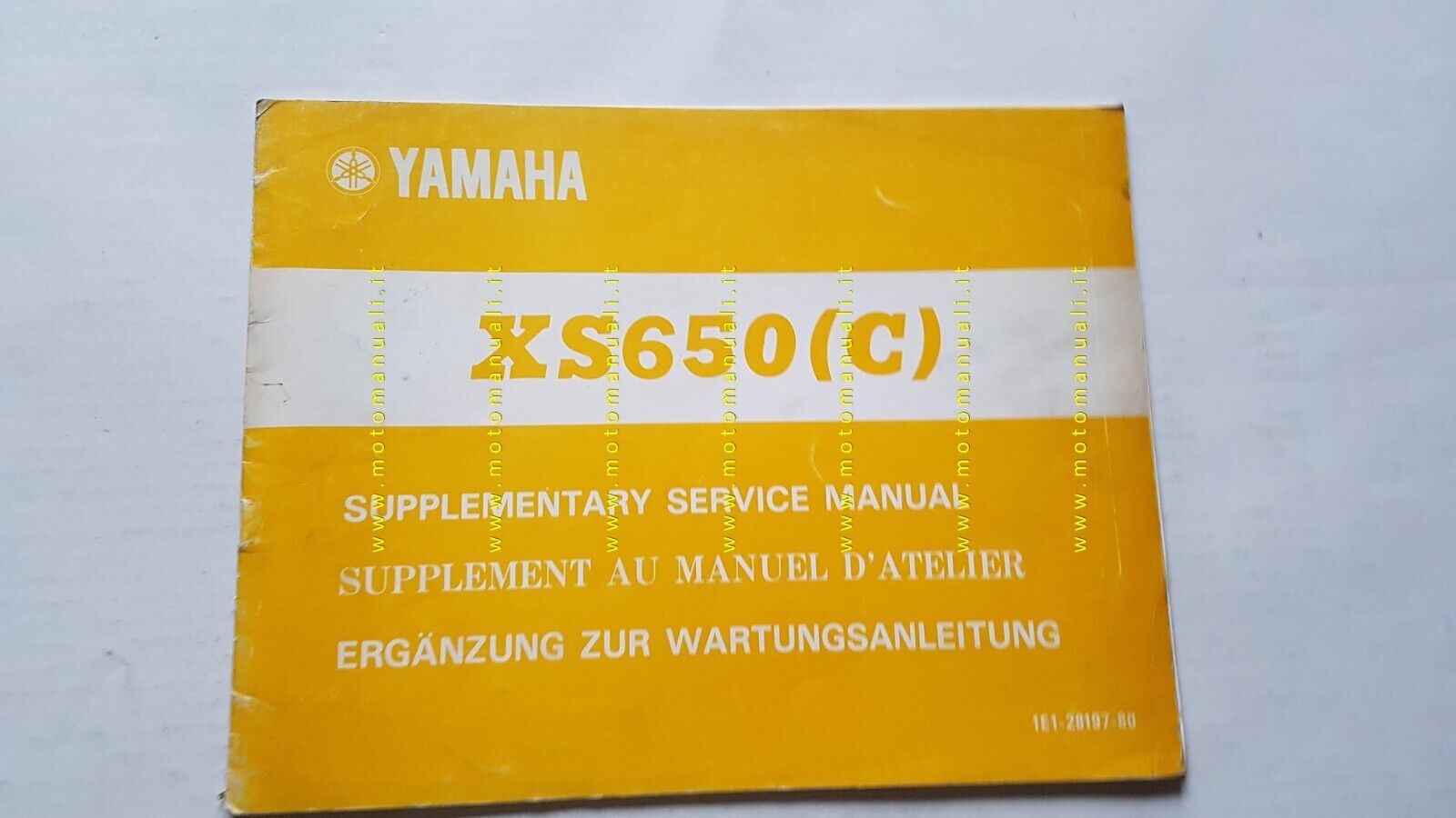 Yamaha XS 650 C 1975 varianti SUPPLEMENTO manuale officina base …