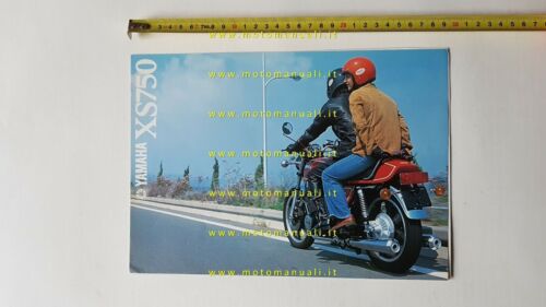 Yamaha XS 750 1979 depliant MOTO originale brochure ENGLISH