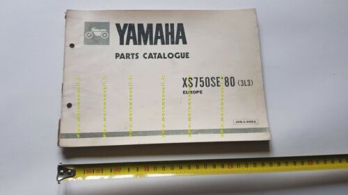 Yamaha XS 750 SE 1980 catalogo ricambi originale spare parts …
