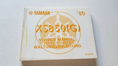 Yamaha XS 850 G 1980 manuale officina INGLESE originale workshop …