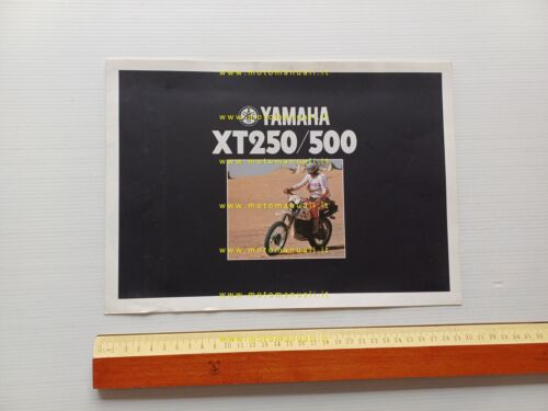 Yamaha XT 500 - 250 1981 depliant italiano originale