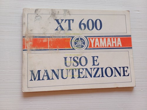 Yamaha XT 600 1984 manuale uso manutenzione libretto originale italiano