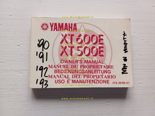 Yamaha XT 600 E - XT 500 E 3TB 1990 …