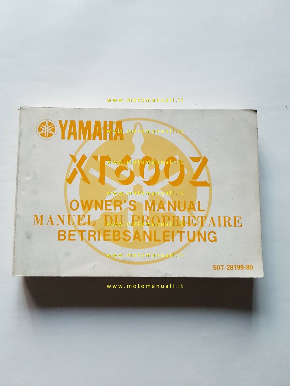 Yamaha XT 600 Z Tener 50T 1983 manuale uso INGLESE …