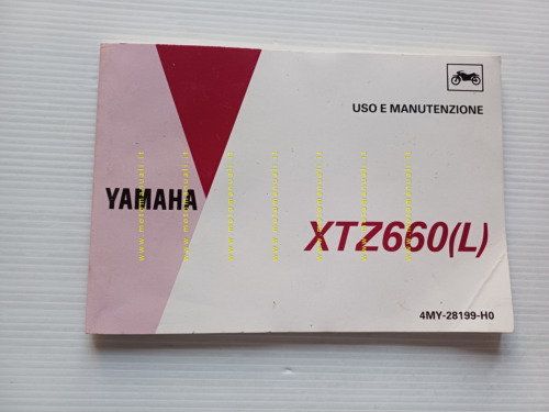 Yamaha XTZ 660 4MY 1994 manuale uso manutenzione libretto originale …