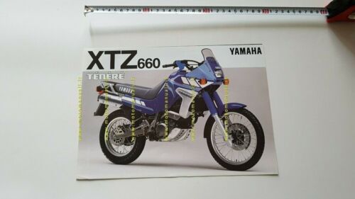 Yamaha XTZ 660 TENER 1991 depliant italiano moto originale brochure