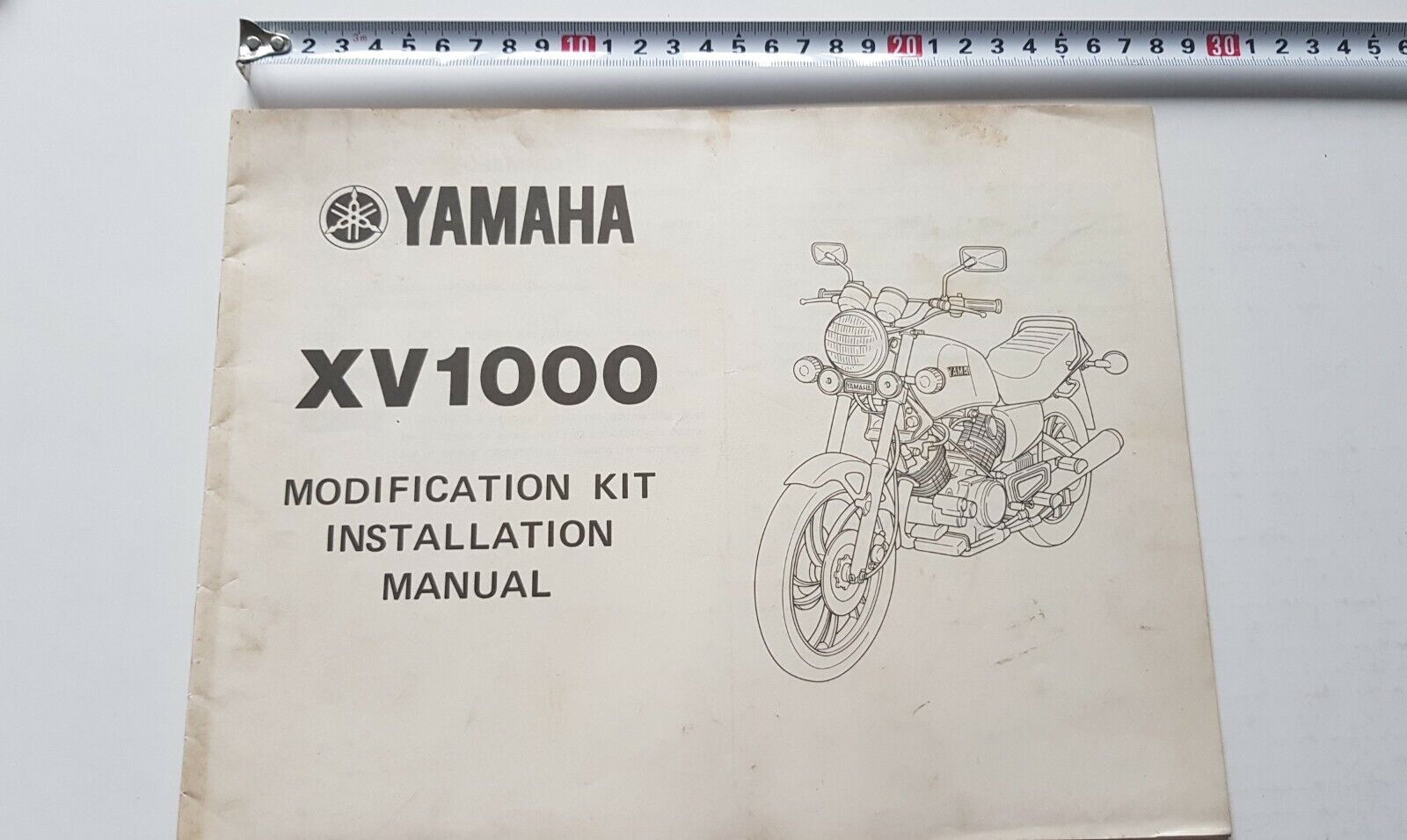 Yamaha XV 1000 manuale MONTAGGIO KIT MODIFICHE 1981 officina no …