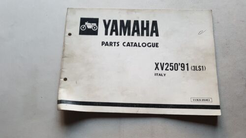 Yamaha XV 250 1991 catalogo ricambi originale spare parts catalog