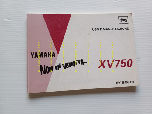 Yamaha XV 750 Virago 4FY 1993-94 manuale uso manutenzione italiano …