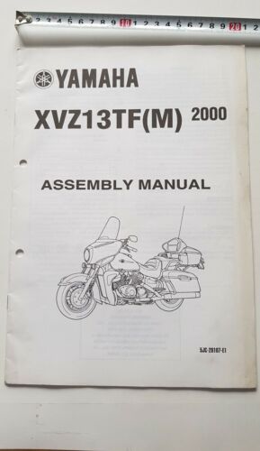 Yamaha XVZ 13 TF 2000 manuale assemblaggio officina originale no …