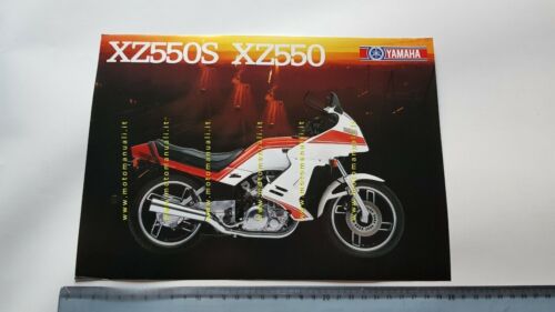Yamaha XZ 550 - XZ 550 S 1983 depliant moto …
